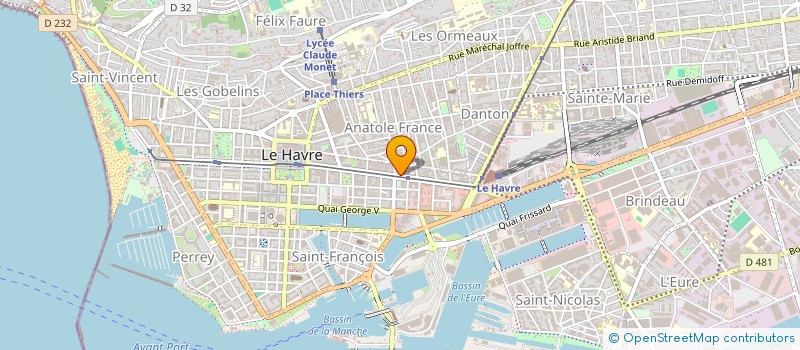 localisation de l'entreprise 2 S EXPRESS  LE HAVRE