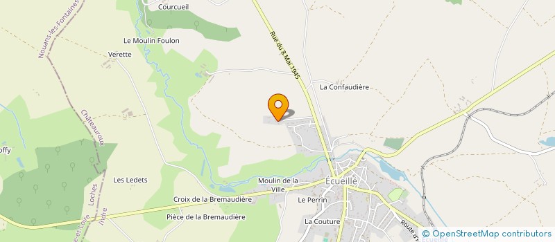 localisation de l'entreprise 2 S IMMO à ECUEILLE