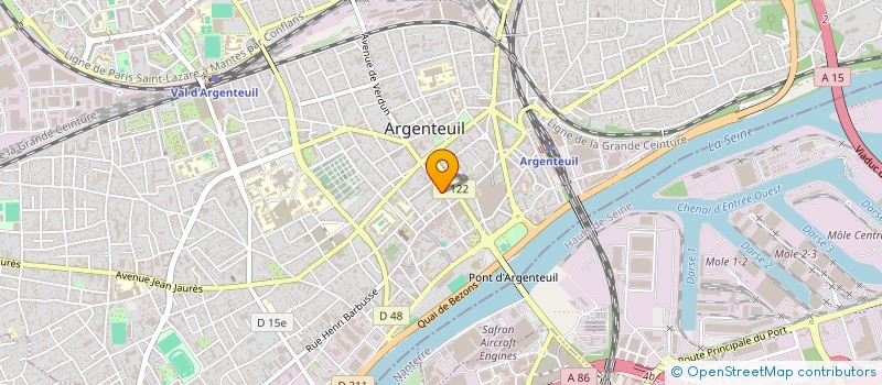 localisation de l'entreprise 2 S IMMOBILIER  ARGENTEUIL