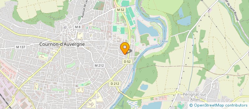 localisation de l'entreprise 2 S L- IMMO  COURNON-D'AUVERGNE