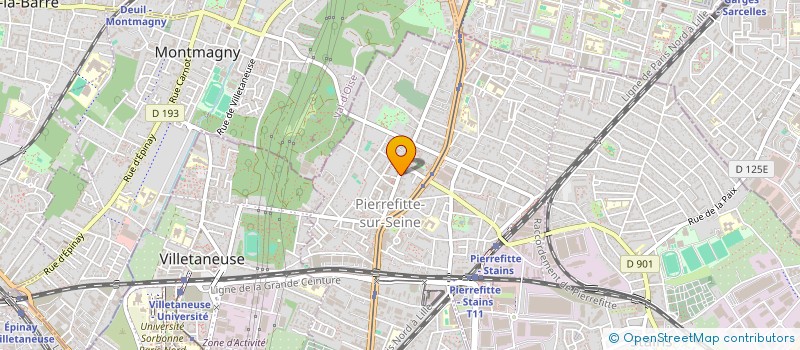 localisation de l'entreprise 2.S.R à PIERREFITTE-SUR-SEINE