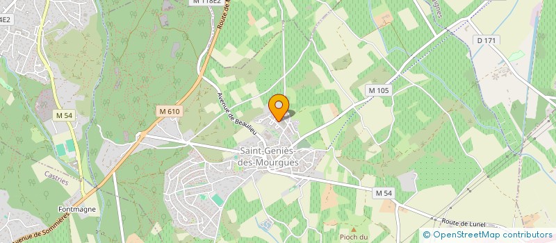 localisation de l'entreprise 2 S TRABACH  SAINT-GENIES-DES-MOURGUES