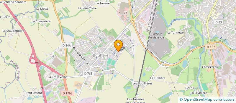 localisation de l'entreprise 2 SECONDES à MONTAIGU-VENDEE
