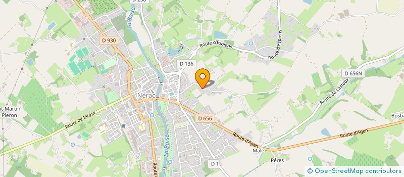 localisation de l'entreprise 2 SEGURET  NERAC