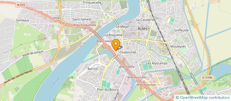 localisation de l'entreprise 2 SI 2 LA à ARLES