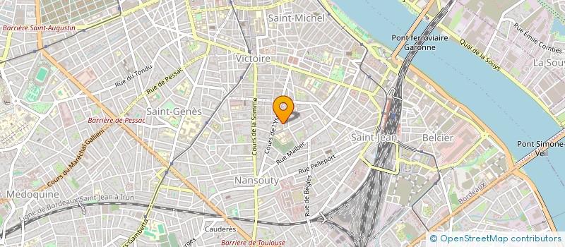 localisation de l'entreprise 2 SI 2 LA  BORDEAUX