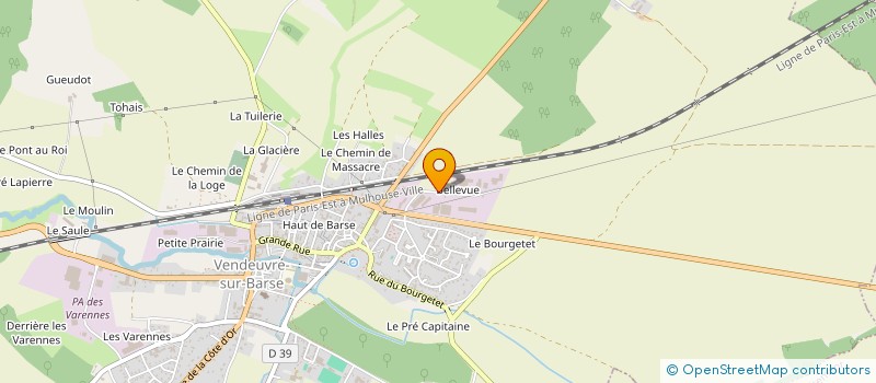 localisation de l'entreprise 2 SI PROD  VENDEUVRE-SUR-BARSE