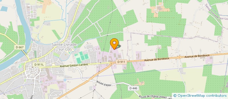 localisation de l'entreprise 2 SILVA  SAINTE-LIVRADE-SUR-LOT