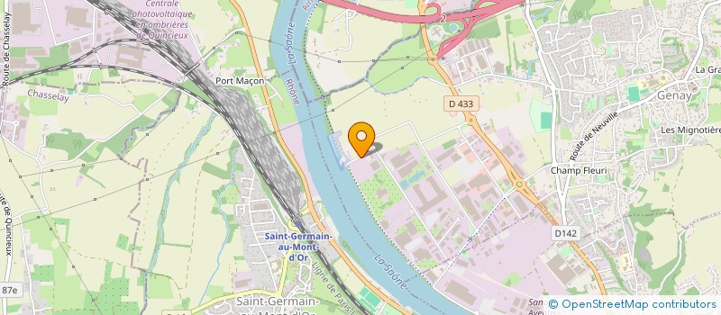 localisation de l'entreprise 2 SM  GENAY