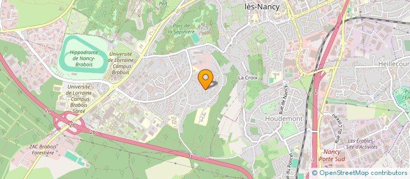 localisation de l'entreprise 2 SOURIRES  VANDUVRE-LES-NANCY