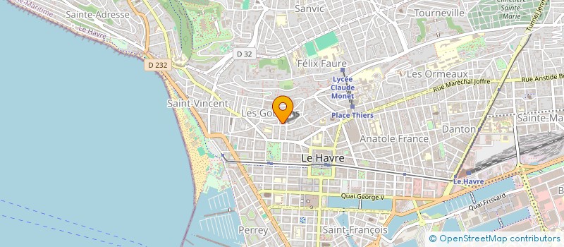 localisation de l'entreprise 2 T D'OPALE à LE HAVRE