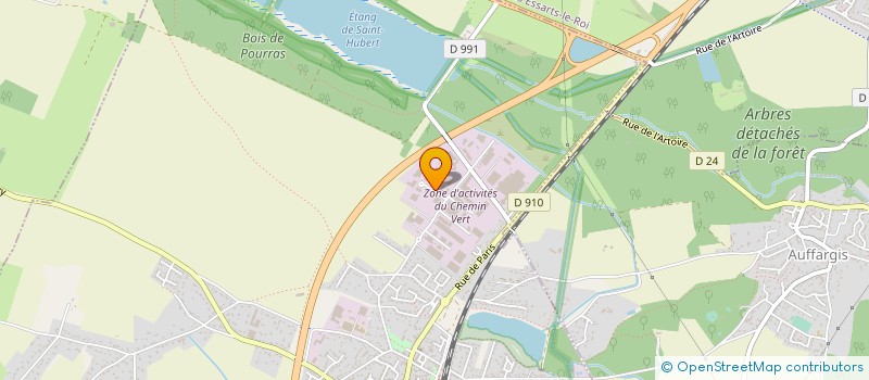 localisation de l'entreprise 2.T.M.  LE PERRAY-EN-YVELINES