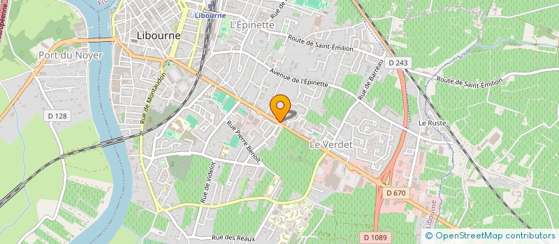 localisation de l'entreprise 2 T.VIA  LIBOURNE