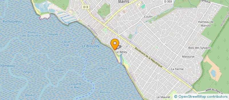 localisation de l'entreprise 2 THIERS  ANDERNOS-LES-BAINS