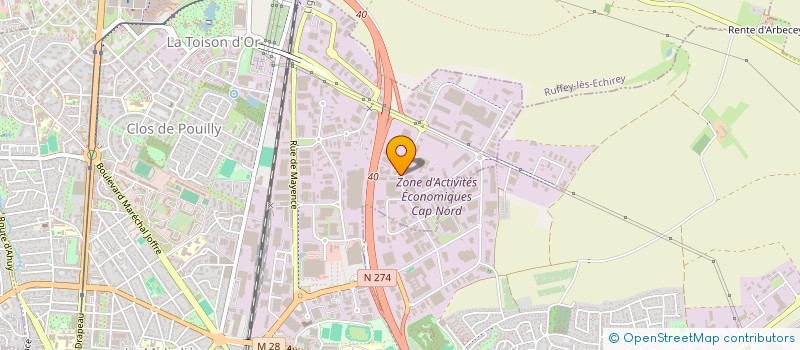 localisation de l'entreprise 2 TOLD  DIJON