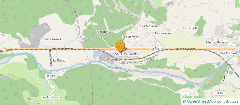 localisation de l'entreprise 2 TOUT BOIS  LA ROCHE-DES-ARNAUDS