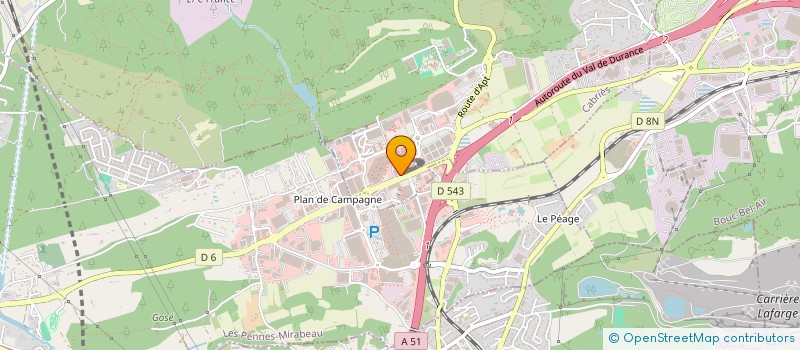 localisation de l'entreprise 2.V.2.J  CABRIES