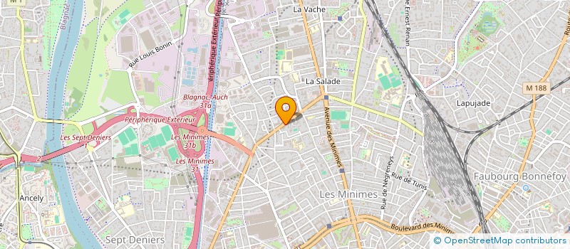 localisation de l'entreprise 2 V  TOULOUSE