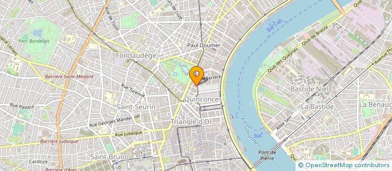 localisation de l'entreprise 2 V.COM. à BORDEAUX
