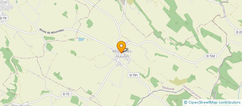 localisation de l'entreprise 2 VICTOR HUGO  MOURVILLES-HAUTES