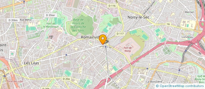 localisation de l'entreprise 2 X P à ROMAINVILLE