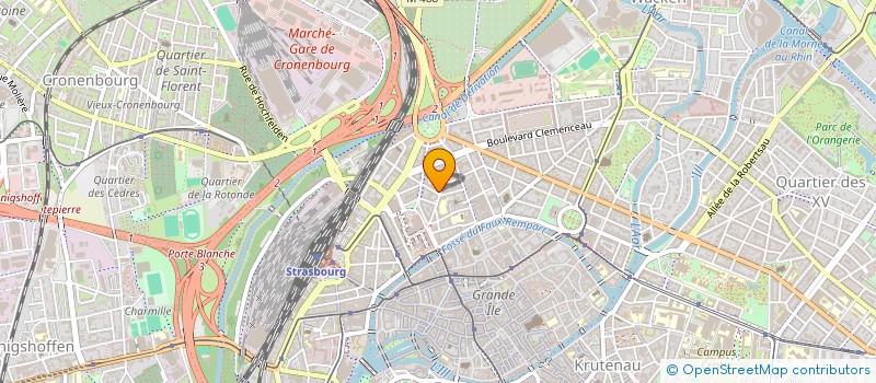 localisation de l'entreprise 20 000 LIEUES SOUS GRUBER à STRASBOURG
