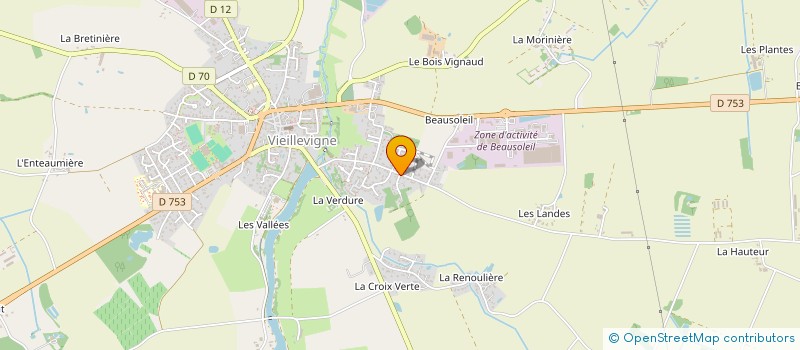 localisation de l'entreprise 20/21 IMMOBILIER  VIEILLEVIGNE