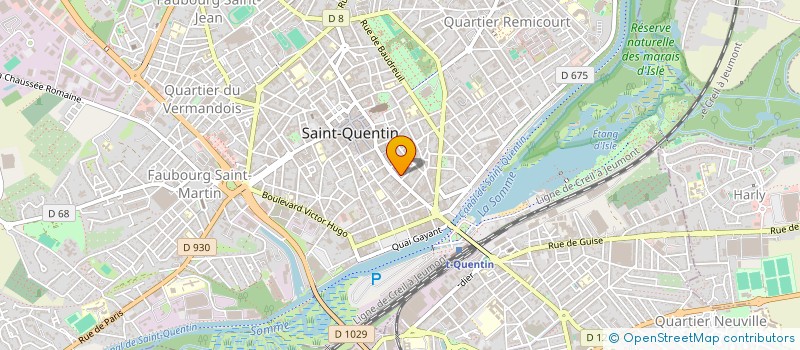 localisation de l'entreprise 20 80 à SAINT-QUENTIN