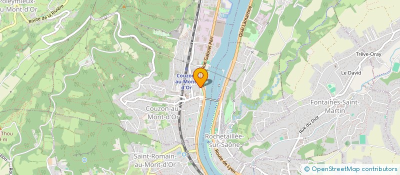 localisation de l'entreprise 20 AVENUE G DE G.  COUZON-AU-MONT-D'OR