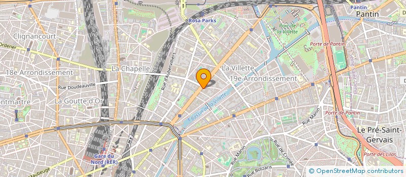 localisation de l'entreprise 20 DEGRES DANS LE NOIR  PARIS