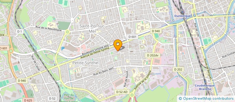 localisation de l'entreprise 20 EL à DUNKERQUE