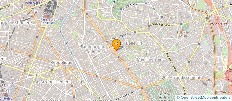 localisation de l'entreprise 20 EME BARBIER  PARIS