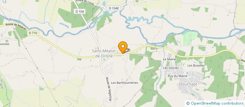 localisation de l'entreprise 20 ETOILE DE LA MER  RIBERAC