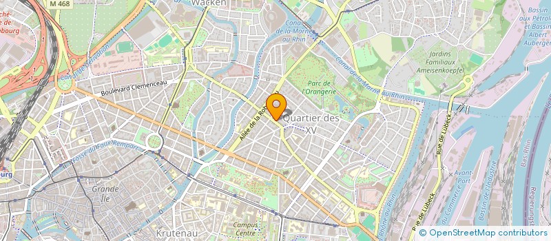 localisation de l'entreprise 20 LATITUDE NORD à STRASBOURG