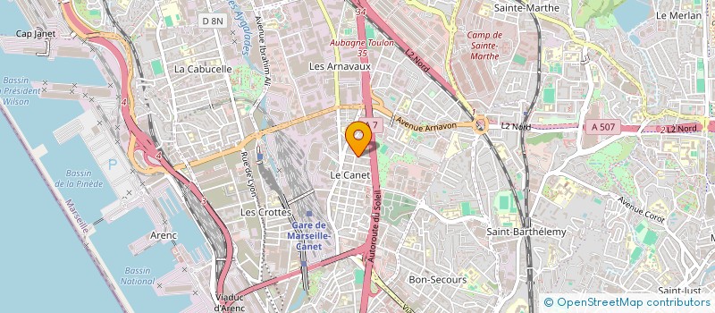 localisation de l'entreprise 20 LEO à MARSEILLE 14EME