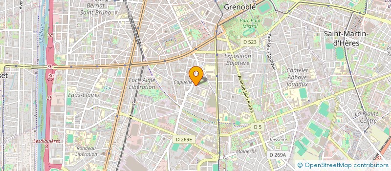 localisation de l'entreprise 20 QUAI PROD à GRENOBLE