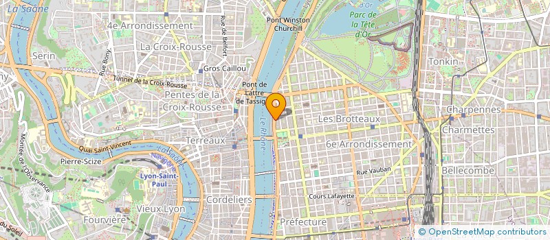 localisation de l'entreprise 20 RGF  LYON