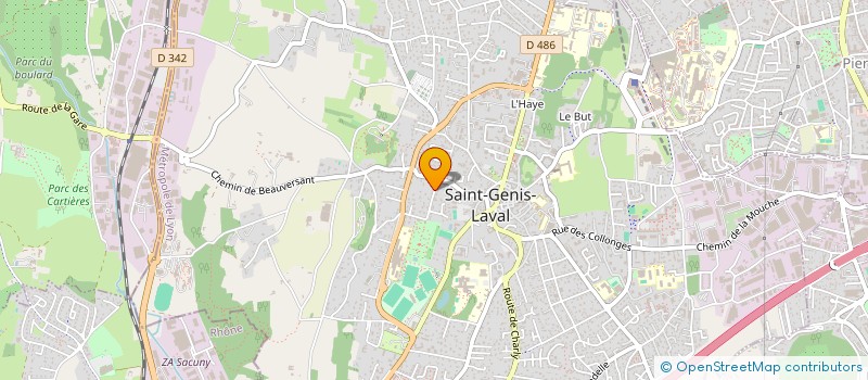 localisation de l'entreprise 20 ROSES  SAINT-GENIS-LAVAL