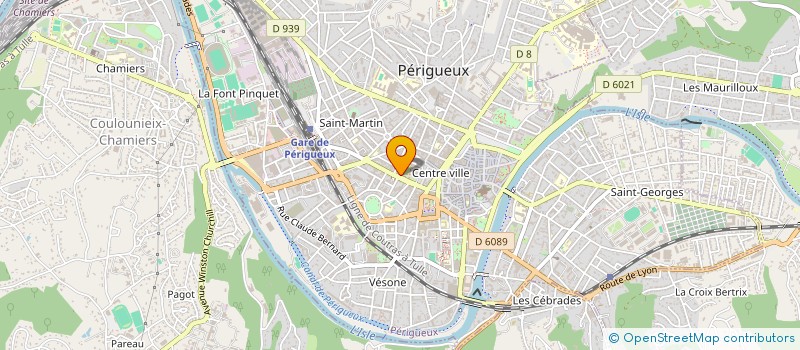 localisation de l'entreprise 20 RUE WILSON à PERIGUEUX
