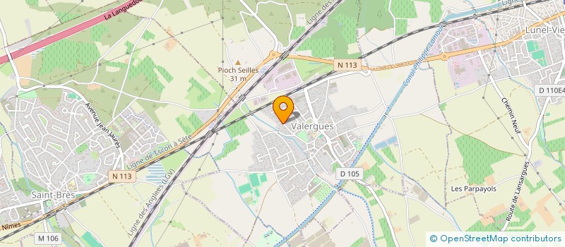 localisation de l'entreprise 2000  VALERGUES