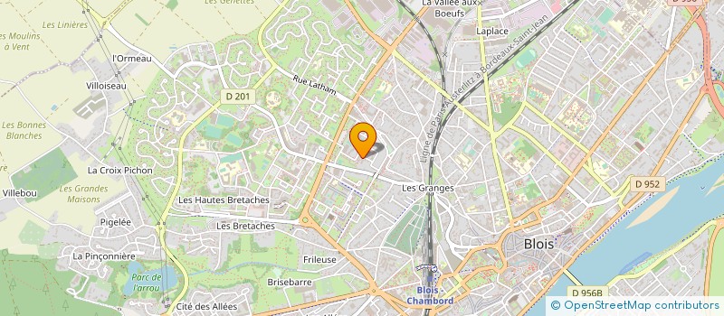 localisation de l'entreprise 2000 BAT  BLOIS