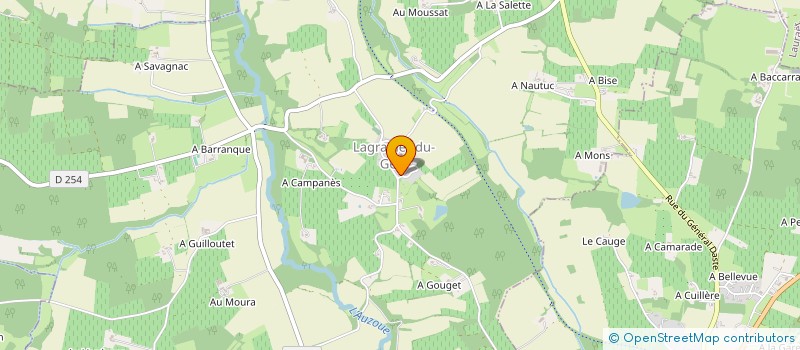 localisation de l'entreprise 2000 BD  LAURAET