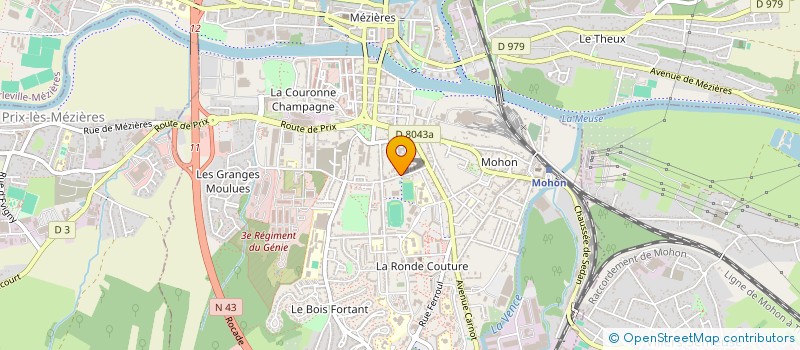 localisation de l'entreprise 2000 FORESTIERE SARL à CHARLEVILLE-MEZIERES