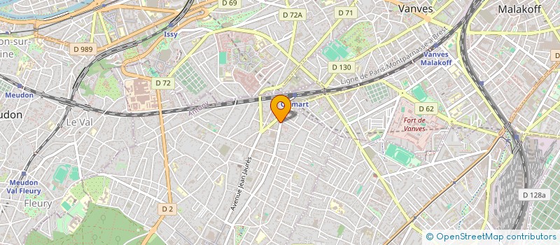 localisation de l'entreprise 2000 NAILS  CLAMART