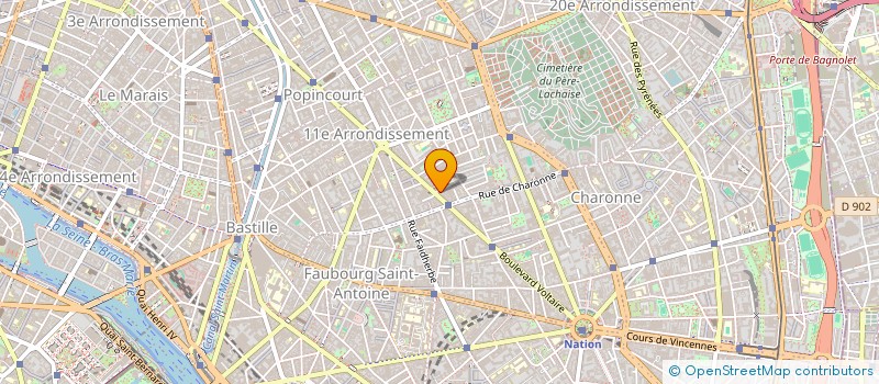 localisation de l'entreprise 2000 ST SARL  PARIS