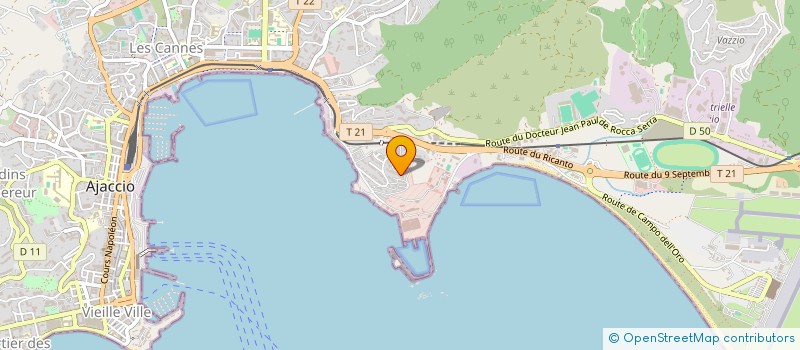 localisation de l'entreprise 20000 JEUX à AJACCIO