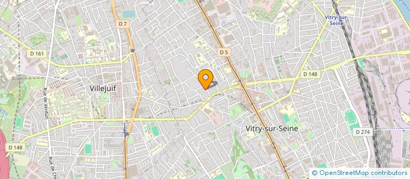 localisation de l'entreprise 2003 LE RENDEZ VOUS DES 63 à VITRY-SUR-SEINE