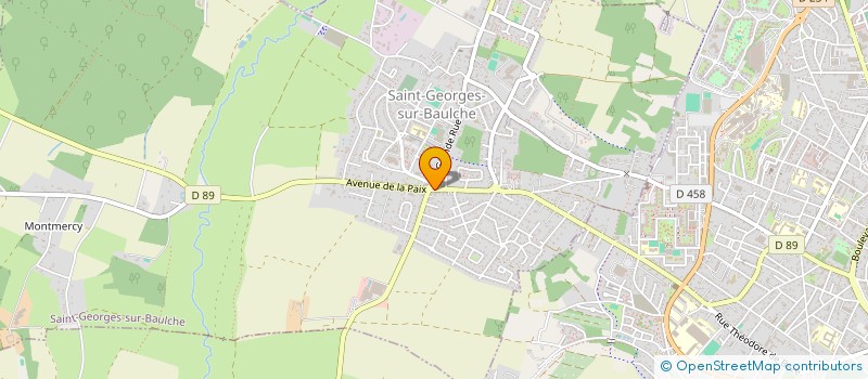 localisation de l'entreprise 2007 L'ATELIER D'OLIVIER VIDAL  SAINT-GEORGES-SUR-BAULCHE