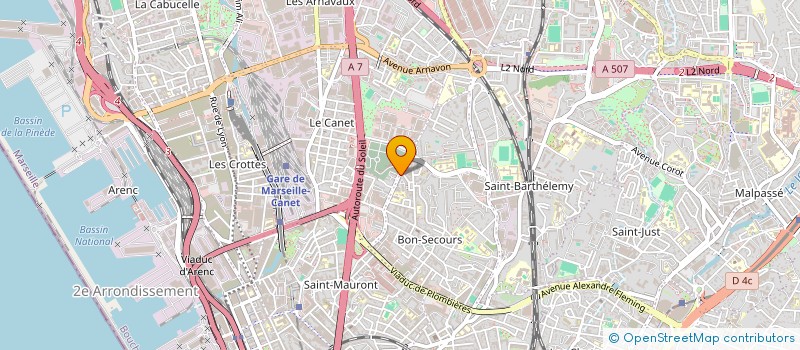 localisation de l'entreprise 201 CH GIBBES à MARSEILLE