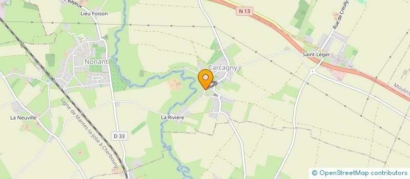 localisation de l'entreprise 201 ROSES  CARCAGNY